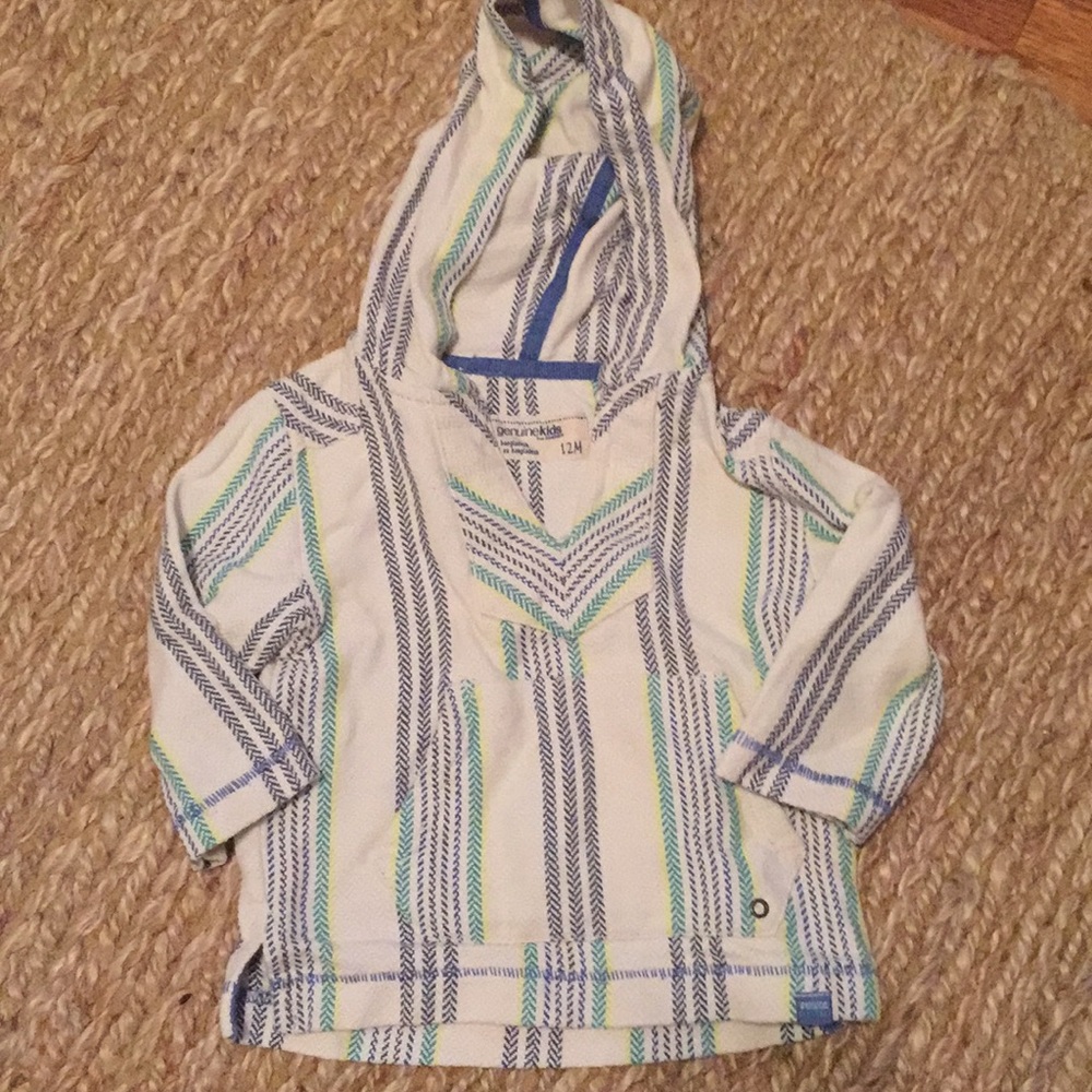 Unisex poncho shirt